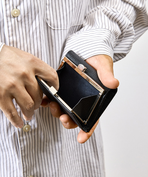SLOW スロウ / goat-clasp mini wallet- JULLIEN社マドラスゴート