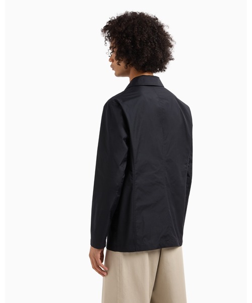 ARMANI EXCHANGE(アルマーニエクスチェンジ)の「【A|X アルマーニ エクスチェンジ】ストレッチポリエステル シングルブレストジャケット(テーラードジャケット・メンズ・ダークネイビー・42/40/36/34inch)」の2枚目の写真
