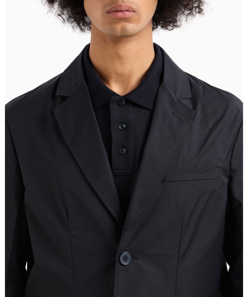 ARMANI EXCHANGE(アルマーニエクスチェンジ)の「【A|X アルマーニ エクスチェンジ】ストレッチポリエステル シングルブレストジャケット(テーラードジャケット・メンズ・ダークネイビー・42/40/36/34inch)」の3枚目の写真