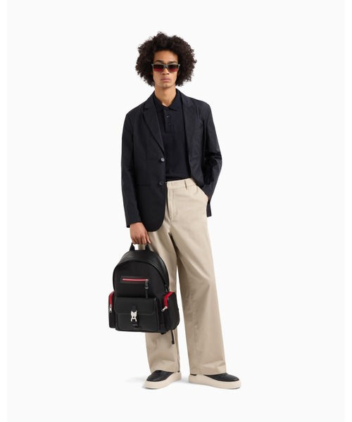 ARMANI EXCHANGE(アルマーニエクスチェンジ)の「【A|X アルマーニ エクスチェンジ】ストレッチポリエステル シングルブレストジャケット(テーラードジャケット・メンズ・ダークネイビー・42/40/36/34inch)」の4枚目の写真