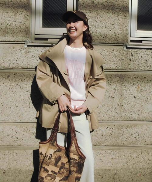 URBAN RESEARCH（アーバンリサーチ）の「リネン混スポンディッシュニット（ニット/セーター・レディース・アイボリー/ピンク/グレー・FREE）」の16枚目の写真