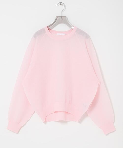 URBAN RESEARCH（アーバンリサーチ）の「リネン混スポンディッシュニット（ニット/セーター・レディース・アイボリー/ピンク/グレー・FREE）」の17枚目の写真