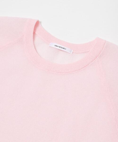 URBAN RESEARCH（アーバンリサーチ）の「リネン混スポンディッシュニット（ニット/セーター・レディース・アイボリー/ピンク/グレー・FREE）」の18枚目の写真