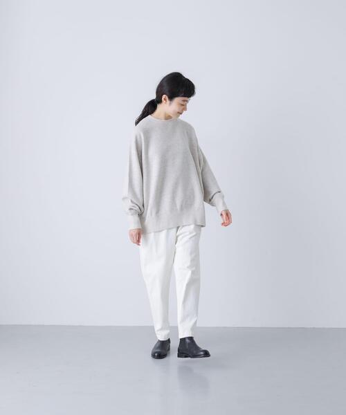 かぐれ（カグレ）の「『2サイズ展開』コットンリヨセルスウェットプルオーバー（スウェット・レディース・グレー/ライトグレー・0/1）」の15枚目の写真