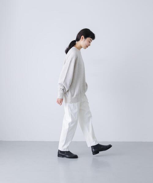 かぐれ（カグレ）の「『2サイズ展開』コットンリヨセルスウェットプルオーバー（スウェット・レディース・グレー/ライトグレー・0/1）」の16枚目の写真