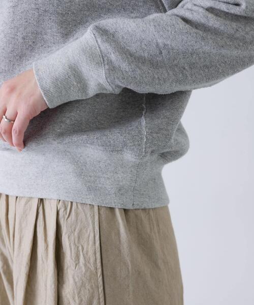 かぐれ(カグレ)の「『2サイズ展開』コットンリヨセルスウェットプルオーバー(スウェット・レディース・グレー/ライトグレー/ネイビー・0/1)」の18枚目の写真