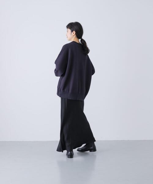 かぐれ（カグレ）の「『2サイズ展開』コットンリヨセルスウェットプルオーバー（スウェット・レディース・グレー/ライトグレー・0/1）」の7枚目の写真