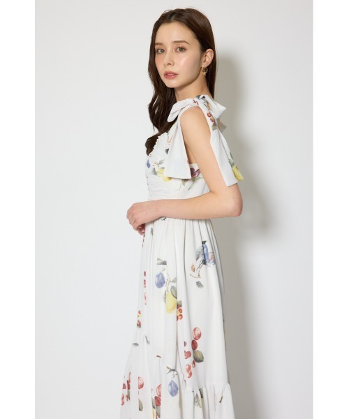 rienda(リエンダ)の「【森香澄さん着用】リボンディティールティアードキャミワンピース 春服(ワンピース・レディース・ブラック/ネイビー/ホワイト・SMALL/MEDIUM)」の16枚目の写真