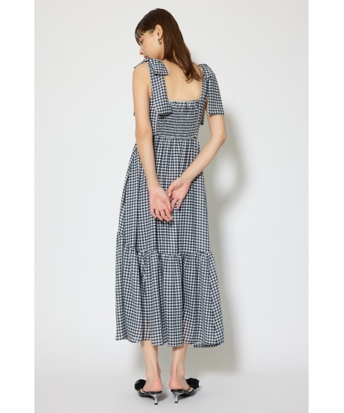 rienda(リエンダ)の「【森香澄さん着用】リボンディティールティアードキャミワンピース 春服(ワンピース・レディース・ブラック/ネイビー/ホワイト・SMALL/MEDIUM)」の22枚目の写真