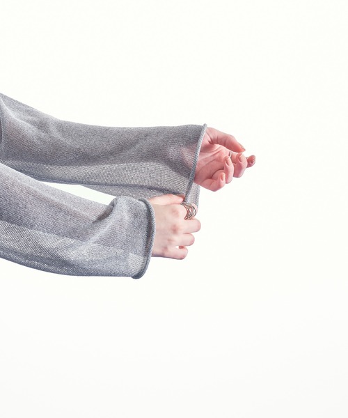 SELLE GLANT(セレグランテ)の「MELANGE MESH PULLOVER KNIT/メランジメッシュプルオーバーニット(ニット/セーター・メンズ・バーガンディー/グレー・MEDIUM/LARGE/SMALL)」の16枚目の写真