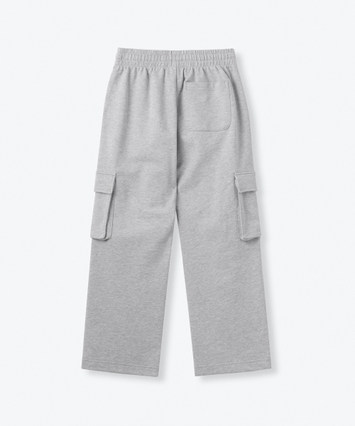MUSINSA STANDARD KIDS（ムシンサスタンダードキッズ）の「カーゴラウンジスウェットパンツ [ミディアムグレー]（スウェットパンツ・レディース・その他・110/120/130/140/150/160/100）」の3枚目の写真