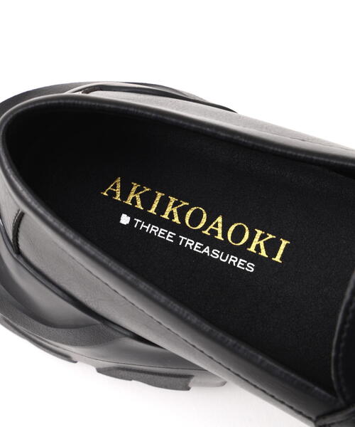 AKIKOAOKI(アキコアオキ)の「AKIKOAOKI /アキコアオキ/別注 Achilles Loafers(ローファー・レディース・ブラック・36/37/38/39)」の9枚目の写真