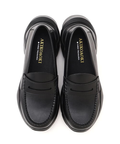 AKIKOAOKI(アキコアオキ)の「AKIKOAOKI /アキコアオキ/別注 Achilles Loafers(ローファー・レディース・ブラック・36/37/38/39)」の3枚目の写真