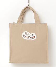 SNOOPY（スヌーピー）の「SNOOPY スヌーピー ランチトートバッグ アップリケ（トートバッグ）」