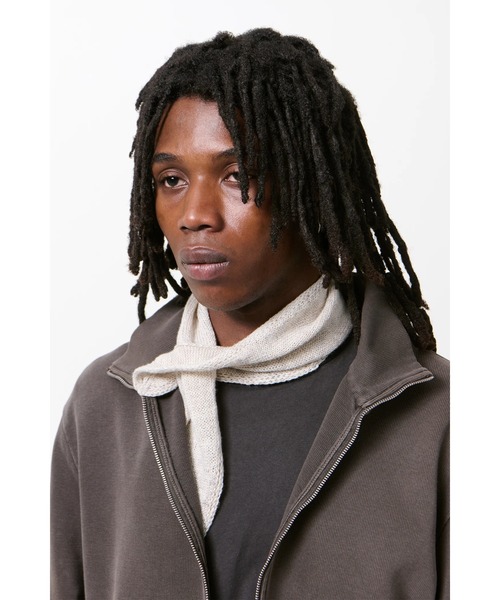Our Legacy(アワーレガシー)の「OUR LEGACY MINIATURE SCARF(バンダナ/スカーフ・メンズ・ホワイト・ONE SIZE)」の2枚目の写真