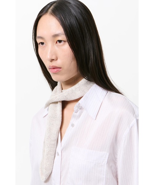 Our Legacy(アワーレガシー)の「OUR LEGACY MINIATURE SCARF(バンダナ/スカーフ・メンズ・ホワイト・ONE SIZE)」の3枚目の写真