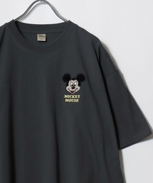 MICKEY MOUSE（ミッキーマウス）の「2026SS Disney/ディズニー ミッキー/ベイマックス/トイ・ストーリー /ズートピア /101匹わんちゃん/リロアンドスティッチ キャラクター ワンポイントサガラ刺繍 半袖Tシャツ レディース メンズ（Tシャツ/カットソー）」