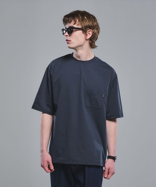 THE NORTH FACE(ザノースフェイス)の「<THE NORTH FACE>ショートスリーブ エアリー ポケット Tシャツ(Tシャツ/カットソー・メンズ・ブラック/ベージュ/オフホワイト/ネイビー・S/L/M/XL)」の4枚目の写真