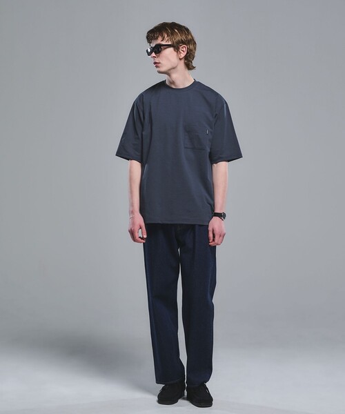 THE NORTH FACE(ザノースフェイス)の「<THE NORTH FACE>ショートスリーブ エアリー ポケット Tシャツ(Tシャツ/カットソー・メンズ・ブラック/ベージュ/オフホワイト/ネイビー・S/L/M/XL)」の6枚目の写真