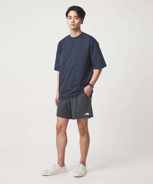 THE NORTH FACE(ザノースフェイス)の「<THE NORTH FACE>ショートスリーブ エアリー ポケット Tシャツ(Tシャツ/カットソー・メンズ・ブラック/ベージュ/オフホワイト/ネイビー・S/L/M/XL)」の8枚目の写真