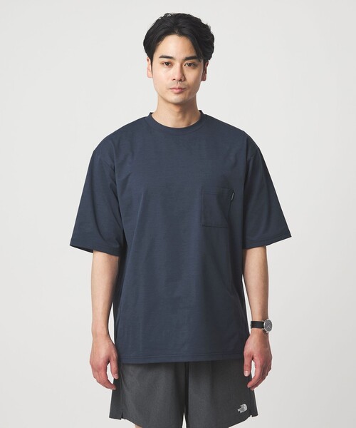 THE NORTH FACE(ザノースフェイス)の「<THE NORTH FACE>ショートスリーブ エアリー ポケット Tシャツ(Tシャツ/カットソー・メンズ・ブラック/ベージュ/オフホワイト/ネイビー・S/L/M/XL)」の12枚目の写真