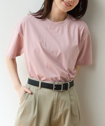 【ハニさら・接触冷感・UVカット・遮熱】きれいめTシャツ