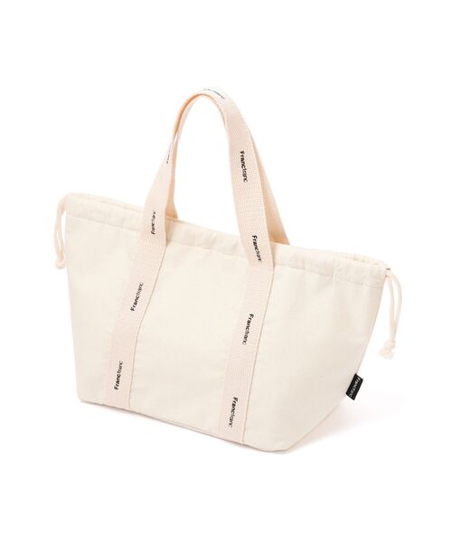 Francfranc(フランフラン)の「ロゴ 2WAY ランチバッグ アイボリー 保温 保冷 お弁当 弁当袋(エコバッグ/サブバッグ・レディース・アイボリー・FREE)」の2枚目の写真