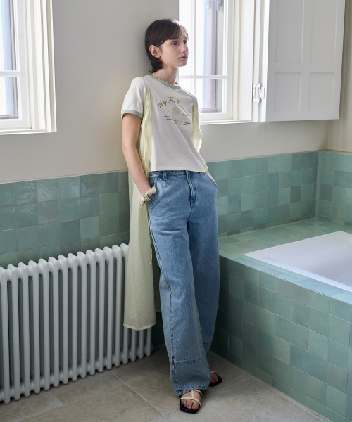 COVERNAT WOMAN(カバーナットウーマン)の「ウーマンシアーレイヤードワンピース Light Yellow(ワンピース・レディース・その他・WS/WM)」の1枚目の写真