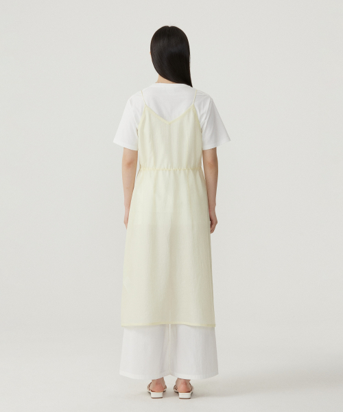 COVERNAT WOMAN(カバーナットウーマン)の「ウーマンシアーレイヤードワンピース Light Yellow(ワンピース・レディース・その他・WS/WM)」の8枚目の写真