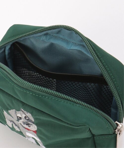 LBC(エルビーシー)の「アニマル刺繍ポーチ(ポーチ・レディース・グレー/グリーン・FREE)」の8枚目の写真