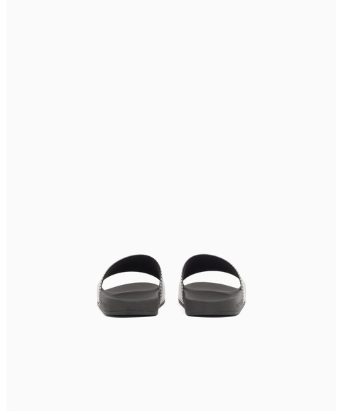 ARMANI EXCHANGE(アルマーニエクスチェンジ)の「【A|X アルマーニ エクスチェンジ】<オンライン限定>オールオーバーマイクロロゴ シャワーサンダル(サンダル・メンズ・ブラック・40/44/43/42/41/39)」の4枚目の写真