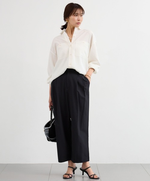 BARNYARDSTORM（バンヤードストーム）の「BARNYARDSTORM / クロスストラップミュール（サンダル・レディース・ブラック/ベージュ・38/36/37）」の19枚目の写真