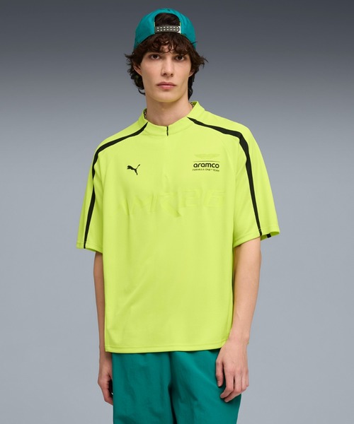 PUMA Mens PUMA x Aston Martin Aramco F1 Team — мужская футболка Races