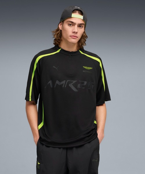 PUMA（プーマ）の「PUMA プーマ メンズ PUMA x アストン マーティン アラムコ F1 チーム ライフス（Tシャツ/カットソー・メンズ・ブラック/ライトグリーン・X-SMALL/X-LARGE/SMALL/MEDIUM/LARGE）」の2枚目の写真