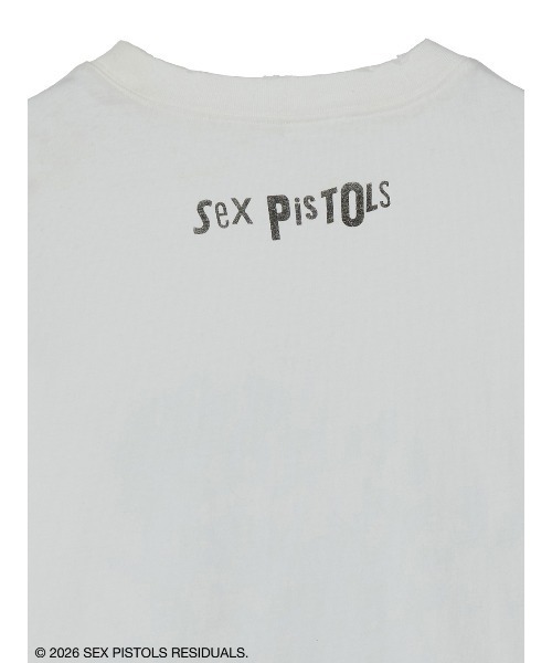 Ameri(アメリ)の「Sex Pistols DAMAGE OVERSIZE TEE(Tシャツ/カットソー・レディース・ホワイト/ブラック・FREE)」の7枚目の写真