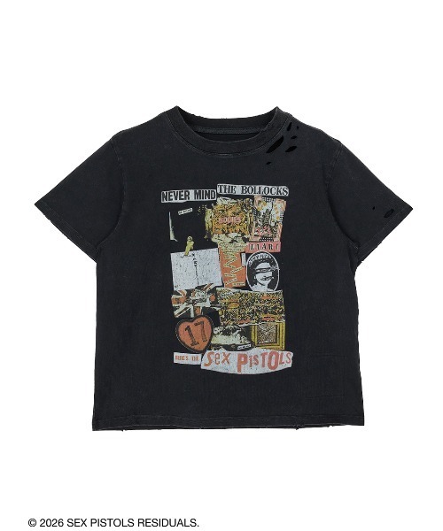 Ameri(アメリ)の「Sex Pistols DAMAGE OVERSIZE TEE(Tシャツ/カットソー・レディース・ホワイト/ブラック・FREE)」の22枚目の写真