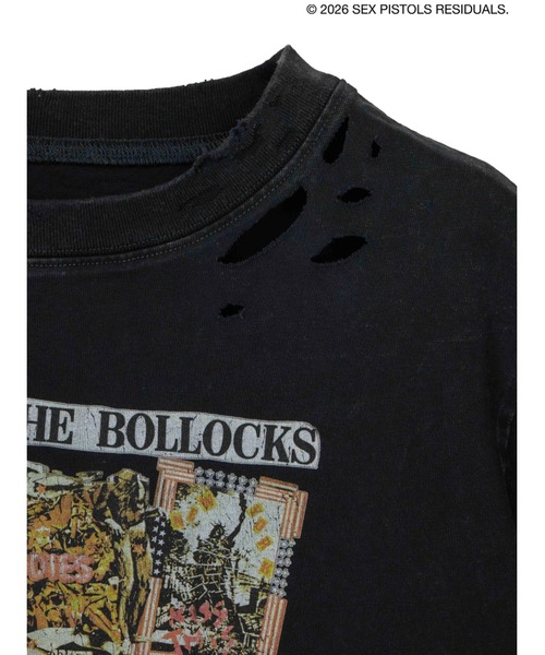 Ameri(アメリ)の「Sex Pistols DAMAGE OVERSIZE TEE(Tシャツ/カットソー・レディース・ホワイト/ブラック・FREE)」の16枚目の写真