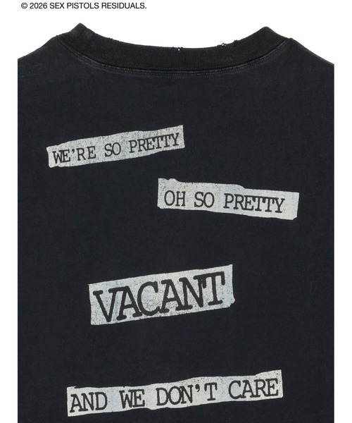 Ameri(アメリ)の「Sex Pistols DAMAGE OVERSIZE TEE(Tシャツ/カットソー・レディース・ホワイト/ブラック・FREE)」の15枚目の写真