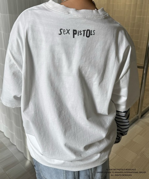 Sex Pistols DAMAGE OVERSIZE TEE（Tシャツ/カットソー）｜Ameri