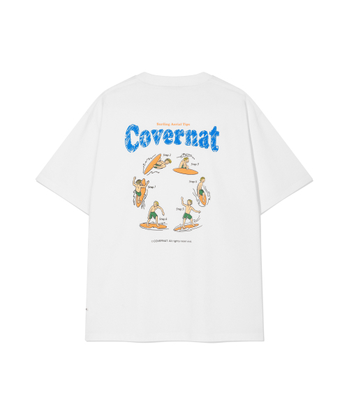 COVERNAT(カバーナット)の「クールコットンサーフィンモーショングラフィックTシャツホワイト(Tシャツ/カットソー・レディース・その他・SMALL/MEDIUM/LARGE/X-LARGE/XX-LARGE/X-SMALL)」の11枚目の写真