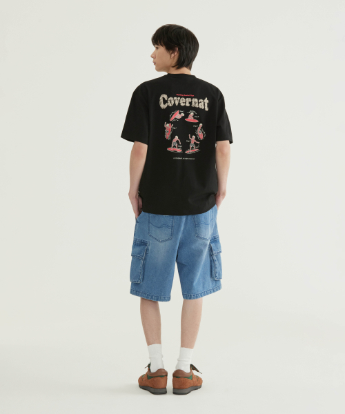 COVERNAT(カバーナット)の「クールコットンサーフィンモーショングラフィックTシャツホワイト(Tシャツ/カットソー・レディース・その他・SMALL/MEDIUM/LARGE/X-LARGE/XX-LARGE/X-SMALL)」の6枚目の写真