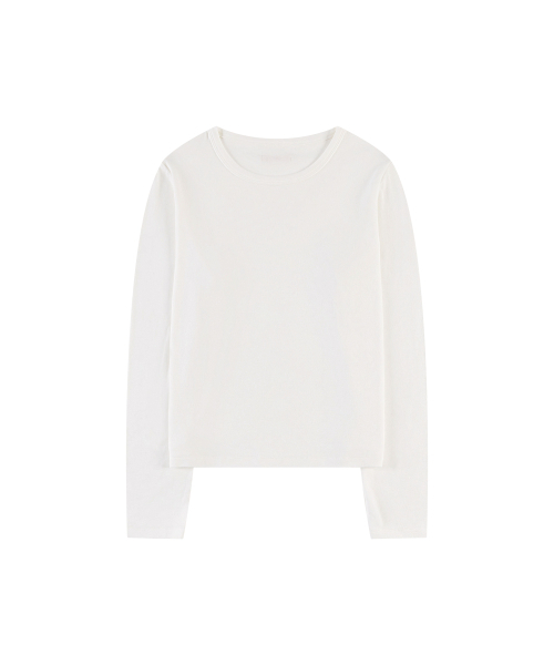 VANONE ATELIER(バノンアトリエ)の「A3562 フルイドロングスリーブ_ホワイト(Tシャツ/カットソー・レディース・ホワイト・FREE)」の2枚目の写真