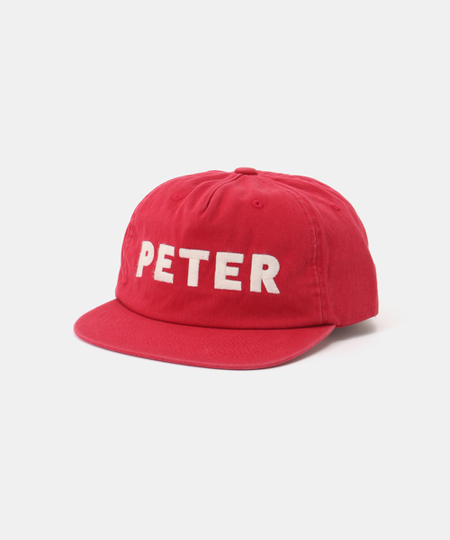 B.C STOCK（ベーセーストック）の「【WEB＋一部店舗限定】MY NAME IS PETER / 5-PANEL PETER CAP（キャップ・レディース・オレンジ/ネイビー/ブルー/レッド/グリーン・FREE）」の4枚目の写真