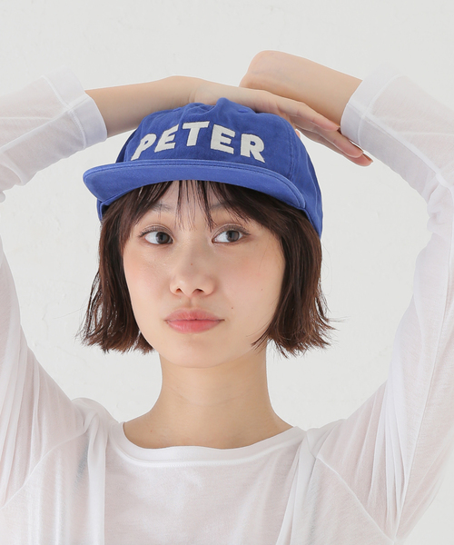 B.C STOCK（ベーセーストック）の「【WEB＋一部店舗限定】MY NAME IS PETER / 5-PANEL PETER CAP（キャップ・レディース・オレンジ/ネイビー/ブルー/レッド/グリーン・FREE）」の7枚目の写真