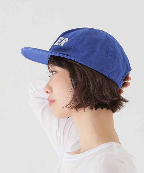 B.C STOCK（ベーセーストック）の「【WEB＋一部店舗限定】MY NAME IS PETER / 5-PANEL PETER CAP（キャップ・レディース・オレンジ/ネイビー/ブルー/レッド/グリーン・FREE）」の6枚目の写真
