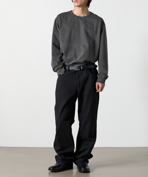 DENMADE(デンメイド)の「DEN768 Raw Routine Wide Chino (Black)(その他パンツ・メンズ・その他・L/XL/S/M)」の2枚目の写真