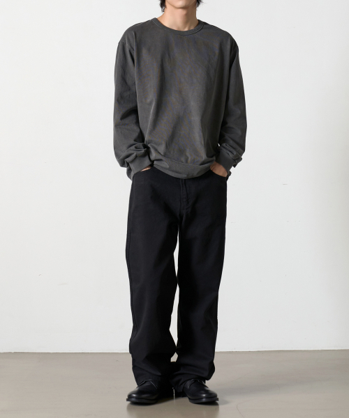 DENMADE(デンメイド)の「DEN768 Raw Routine Wide Chino (Black)(その他パンツ・メンズ・その他・L/XL/S/M)」の3枚目の写真