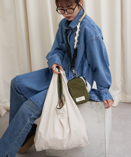 エコBAG付きマルチウェイショルダーBAG（ショルダーバッグ