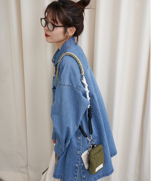 CIAOPANIC TYPY（チャオパニックティピー）の「:【KAIRI企画】エコBAG付きマルチウェイショルダーBAG（ショルダーバッグ・レディース・ライトグレー/ブラック/カーキ/ブラウン・ONE SIZE）」の9枚目の写真