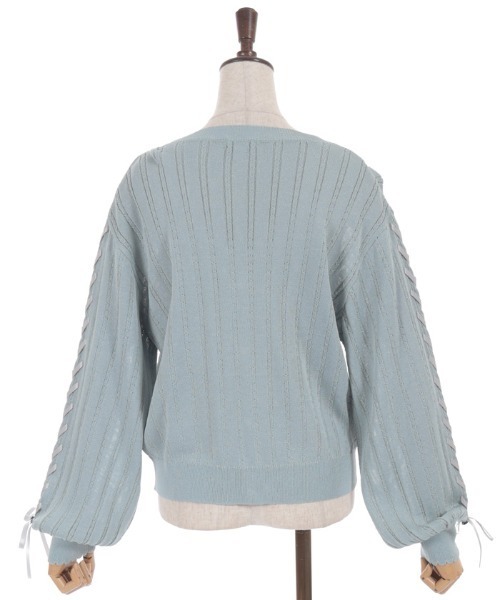 axes femme（アクシーズファム）の「ＵＶカット編み上げニットカーディガン（カーディガン/ボレロ・レディース・ホワイト/ピンク/ミント/チャコール・FREE）」の17枚目の写真